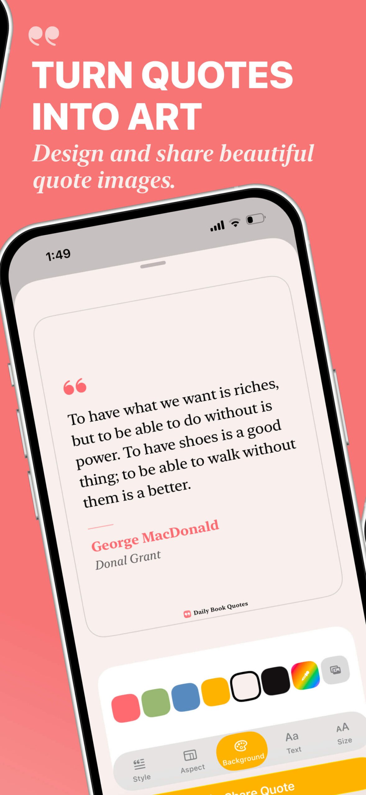 Turn Quotes into Art